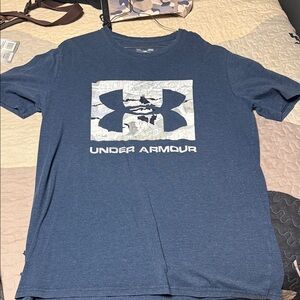 Under Armour Men's Graphic Blue Tee